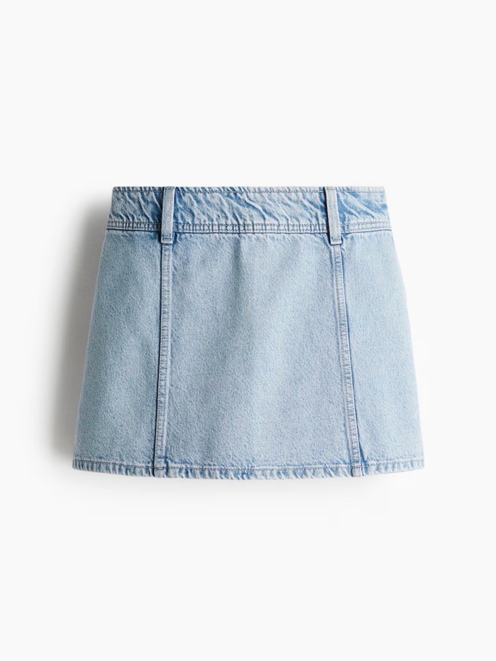 NWOT Light Blue Denim Mini Skirt